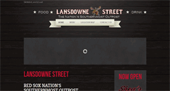 Desktop Screenshot of lansdowne-street.com