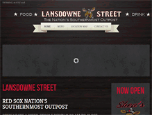 Tablet Screenshot of lansdowne-street.com